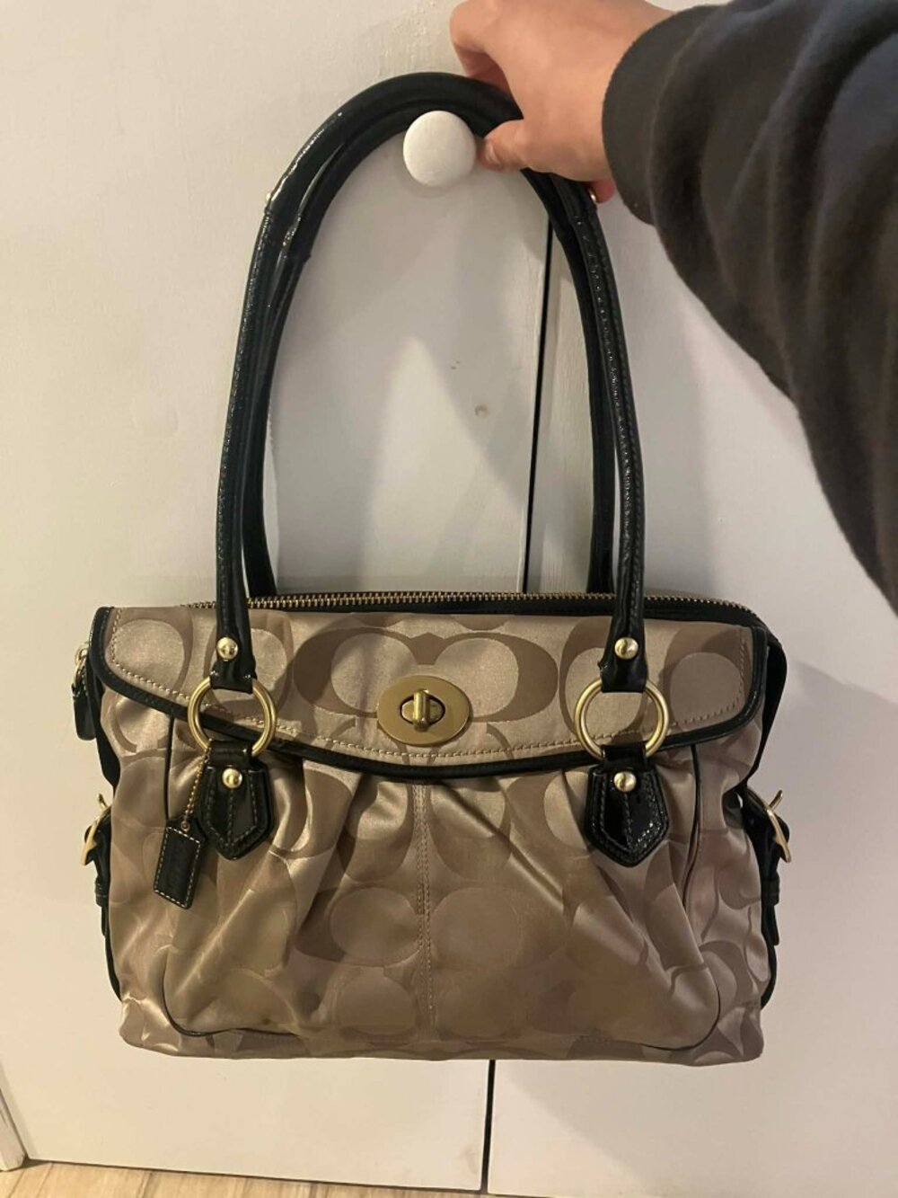Vintage Coach Addison Spectator bag